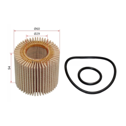 Фильтр масляный (картридж) TOYOTA COROLLA,AURIS,AVENSIS,PRIUS 1-2ZR, DENSO 260340-0580