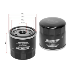 Фильтр масляный TOYOTA (M15A, M2), SAT ST-108-0012