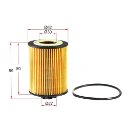 Фильтр масляный (картридж) OPEL ASTRA H 04- 1.4 ASTRA G 98-05 1.2 1.4 CORSA B C D 96-, SAT ST-90530260