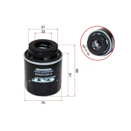 Фильтр масляный VW/SKODA/AUDI, SAT ST-03C115561B