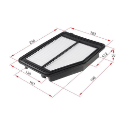 Фильтр воздушный HONDA CIVIC FB# 12-, SAT ST-17220-R1A-A01