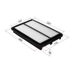 Фильтр воздушный HONDA AVANCIER TA# 99-03, SAT ST-17220-PAA-A00