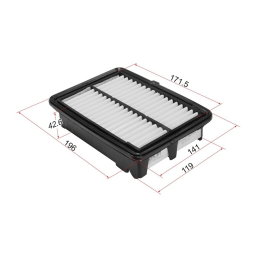 Фильтр воздушный HONDA 1.5 FIT 13- HR-V 15- Jazz 14- Vezel 13-, SAT ST-17220-5R0-008