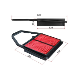 Фильтр воздушный HONDA CIVIC 01- FR-V 05- STREAM 01-, SAT ST-17220-PLD-000