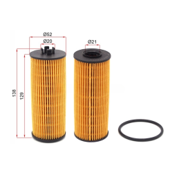 Фильтр масляный (картридж) JEEP GRAND CHEROKEE 3.6 10-13, SAT ST-68079744AA