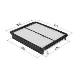 Фильтр воздушный HYUNDAI AZERA 11- SONATA VI 09- KIA OPTIMA 10-, SAT ST-28113-3S100