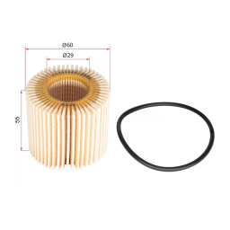 Фильтр масляный (картридж) TOYOTA COROLLA,AURIS,AVENSIS,PRIUS 1-2ZR, DENSO DA260340-2590
