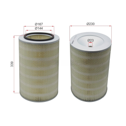 Фильтр воздушный ISUZU FORWARD 79-07 JOURNEY 85-04 HINO RANGER H06C J08C H07D J07E J08E 82-, SAT ST-8-97387-712-0