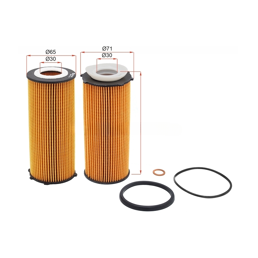Фильтр масляный (картридж) BMW X5 E70 N57 06-13/X6 E71 10-14/5-SERIES F10/F11/F07 N57 10-16/7-SERIES