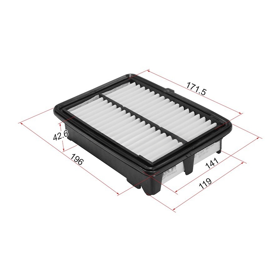 Фильтр воздушный HONDA 1.5 FIT 13- HR-V 15- Jazz 14- Vezel 13-, SAT ST-17220-5R0-008