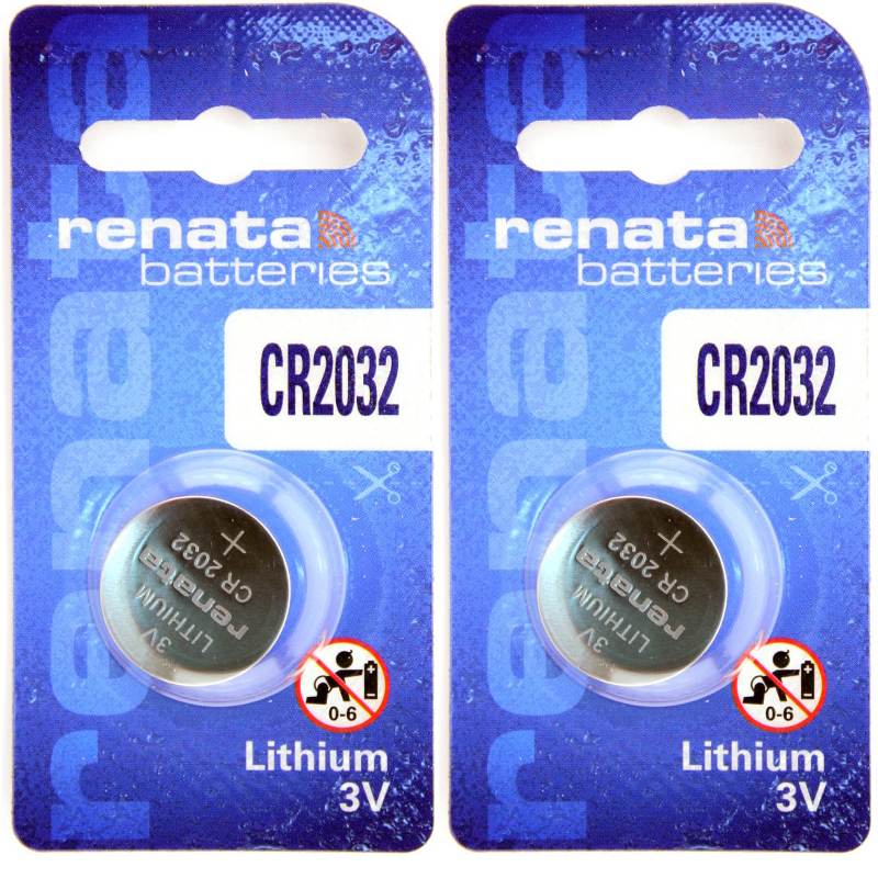 Батарейка литиевая Renata CR2032, 2 шт.