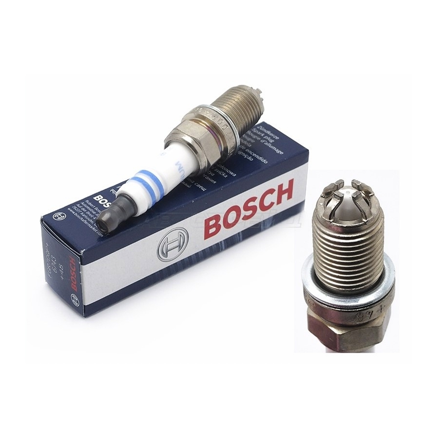 Свеча зажигания Audi, BMW, Chevrolet, Citroen, Daewoo, Land Rover, Renault, Peugeot, Skoda, Volkswagen, 4 свечи, BOSCH 0242236562