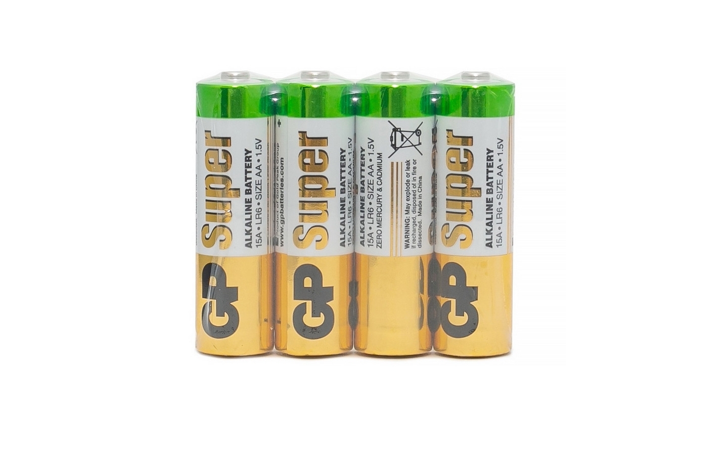 Батарейка АА LR-06 GP Super Alkaline, G-TECH, 4 шт.
