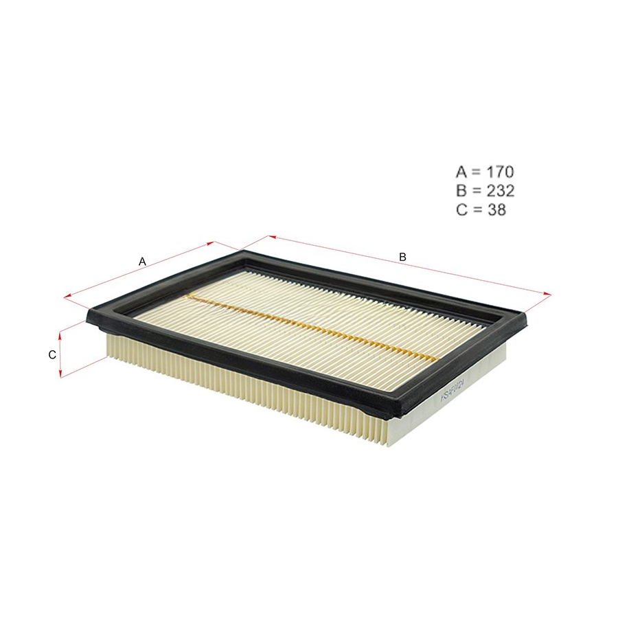 Фильтр воздушный Nissan Almera,  Primera, Pulsar,Sunny, Renault Koleos, Subaru Legacy, Infiniti,  HOSU HSAF0024