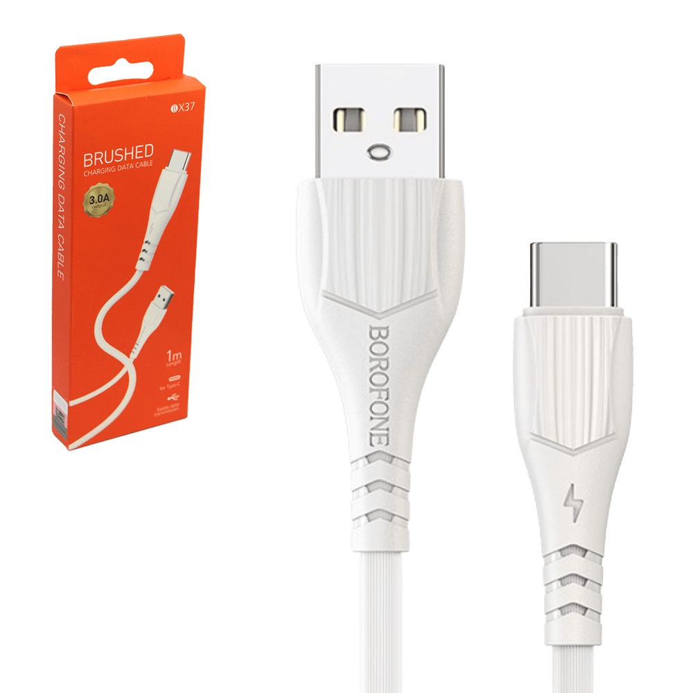 Кабель USB TYPE-C BOROFONE (BX37) 1.0M, белый