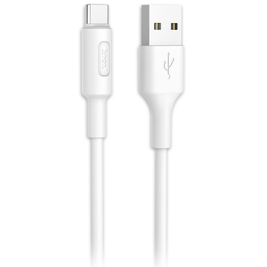 Кабель USB TYPE-C 1.0м, HOCO X25, белый