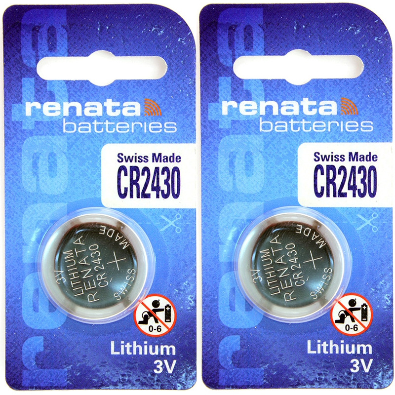 Батарейка литиевая Renata CR2430, 2 шт.