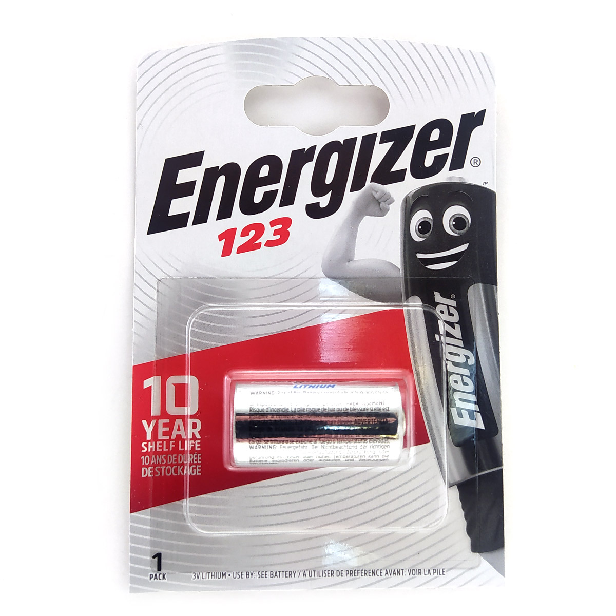 Батарейка литиевая Energizer CR123